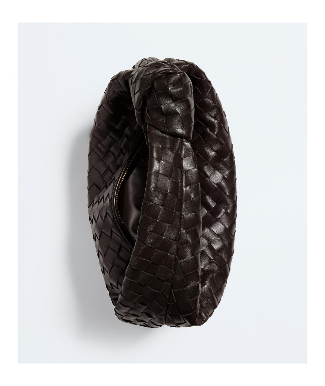 BOTTEGA VENETA Коричневая кожаная сумка тоут, фото 3