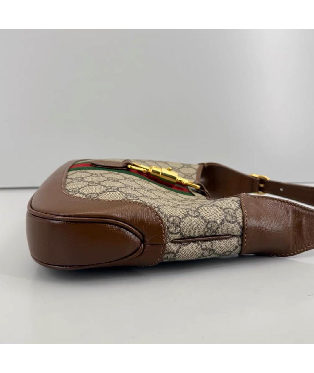GUCCI Коричневая сумка через плечо, фото 4