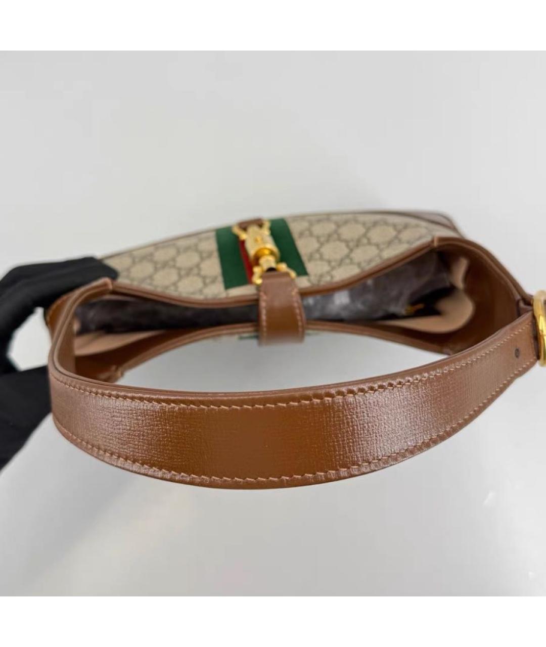 GUCCI Коричневая сумка через плечо, фото 7