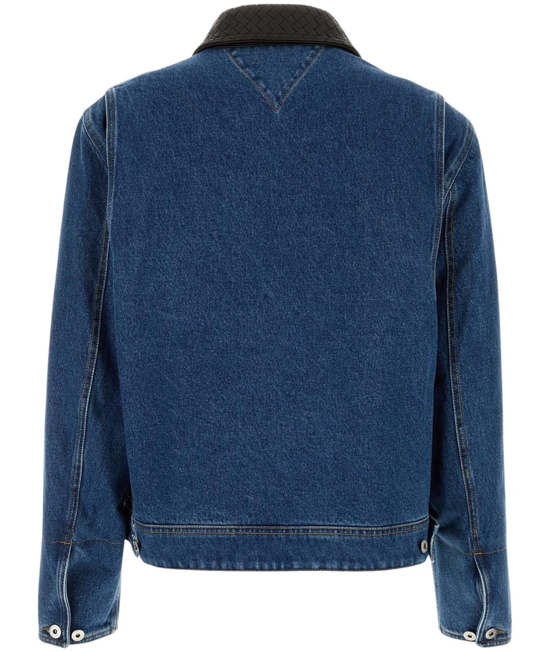 BOTTEGA VENETA Синяя хлопковая куртка, фото 2