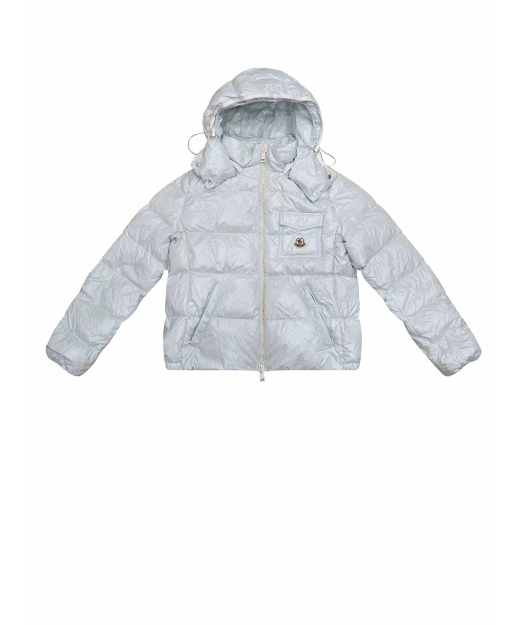 MONCLER Белый пуховик, фото 8