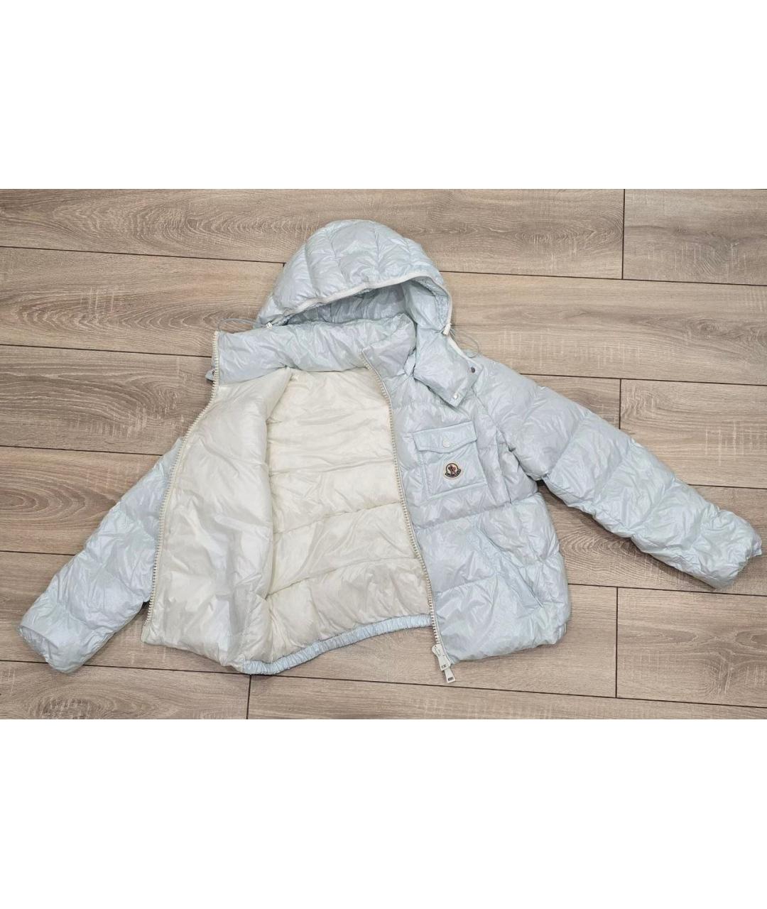 MONCLER Белый пуховик, фото 3