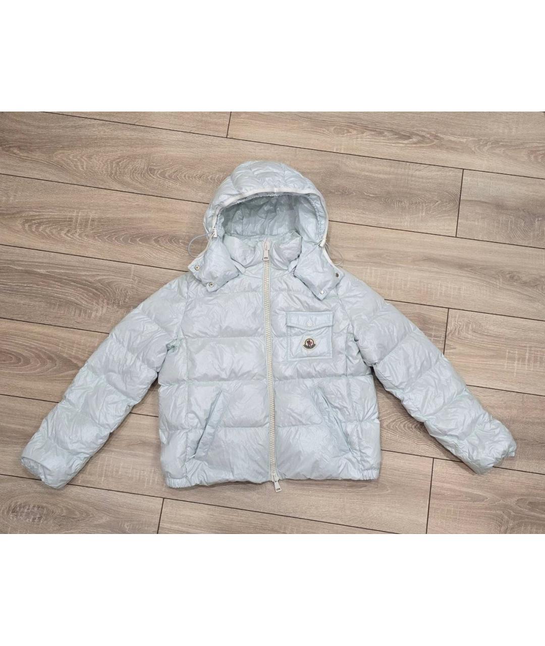 MONCLER Белый пуховик, фото 7