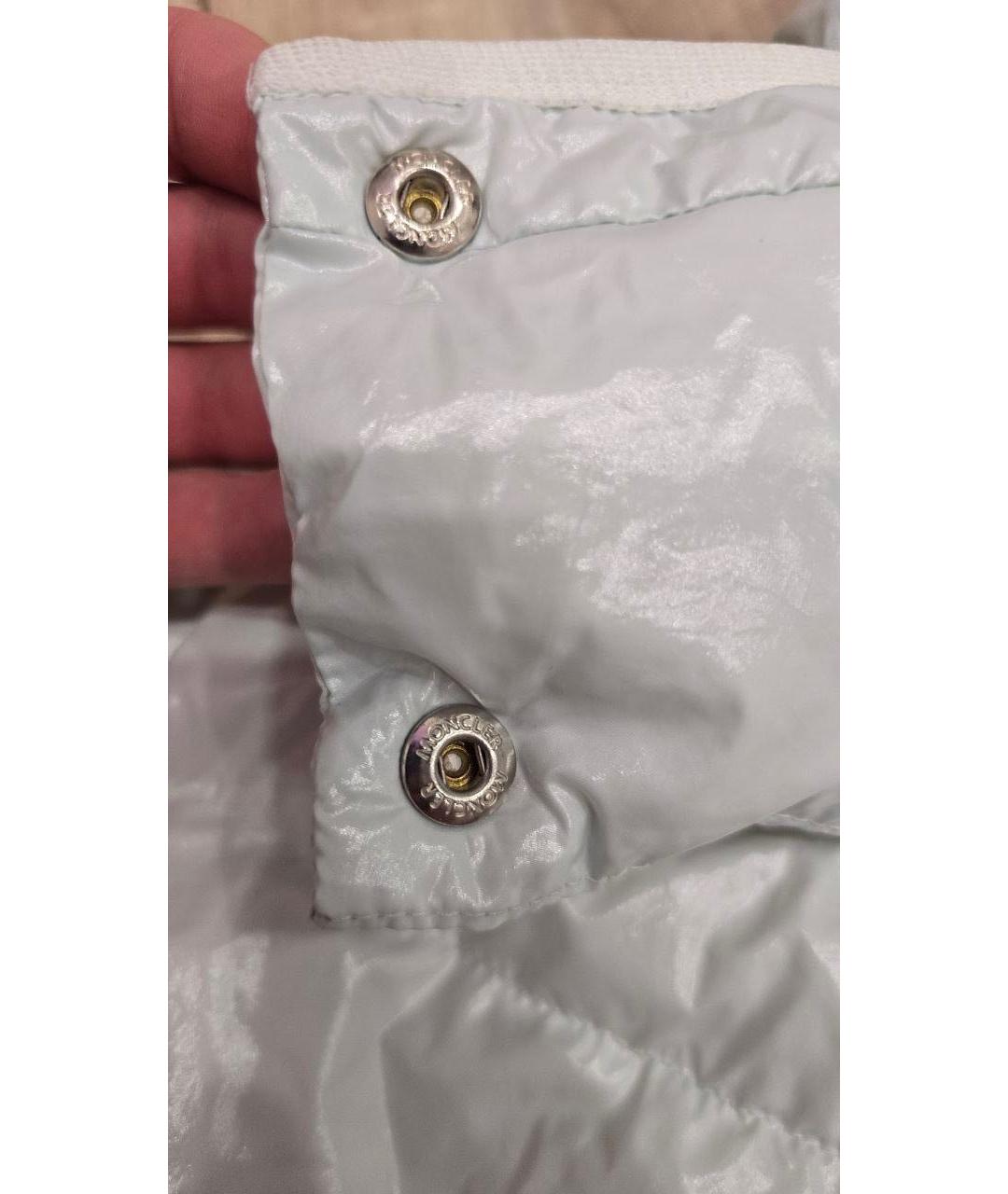 MONCLER Белый пуховик, фото 6