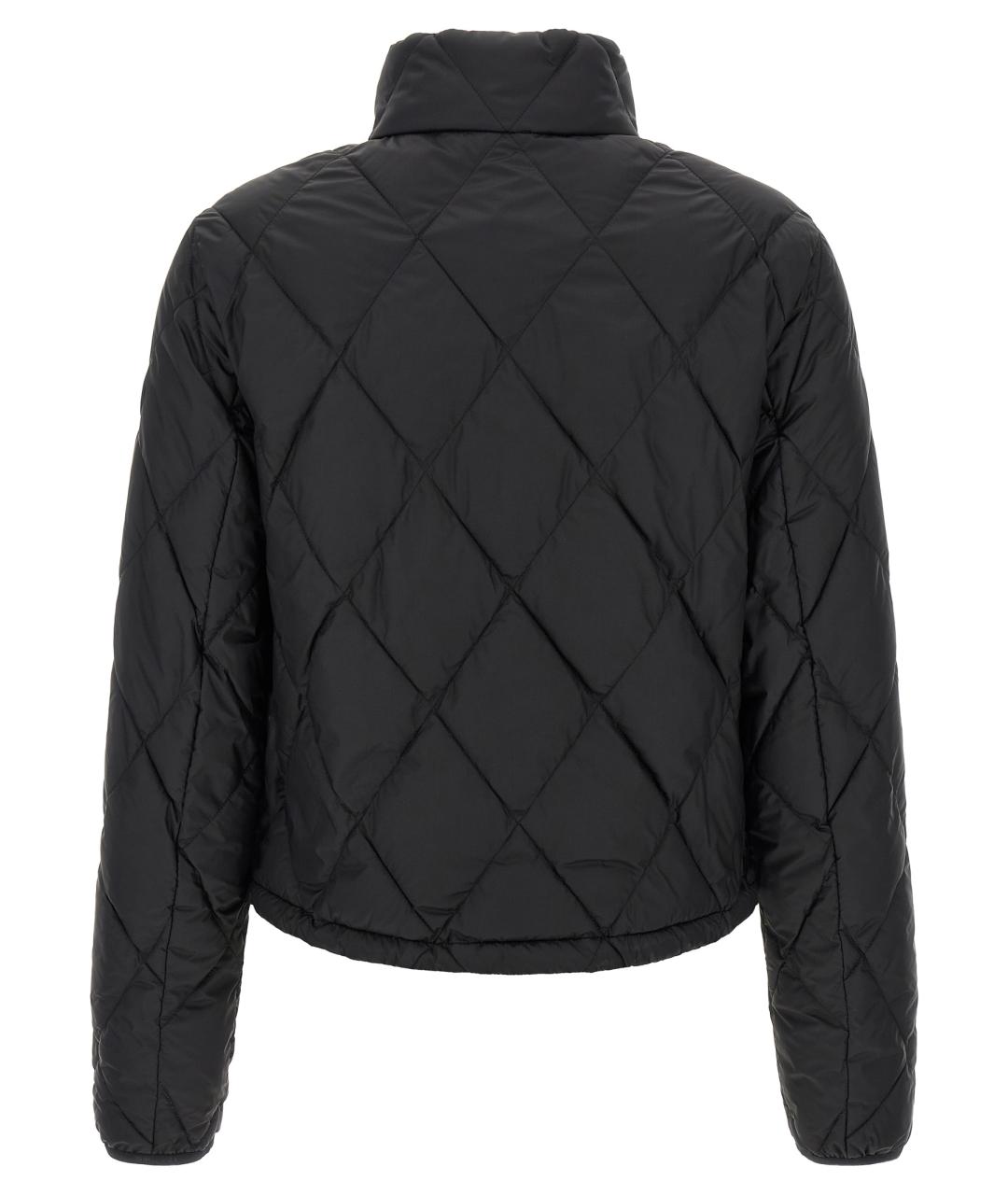 BURBERRY Черная полиамидовая куртка, фото 2