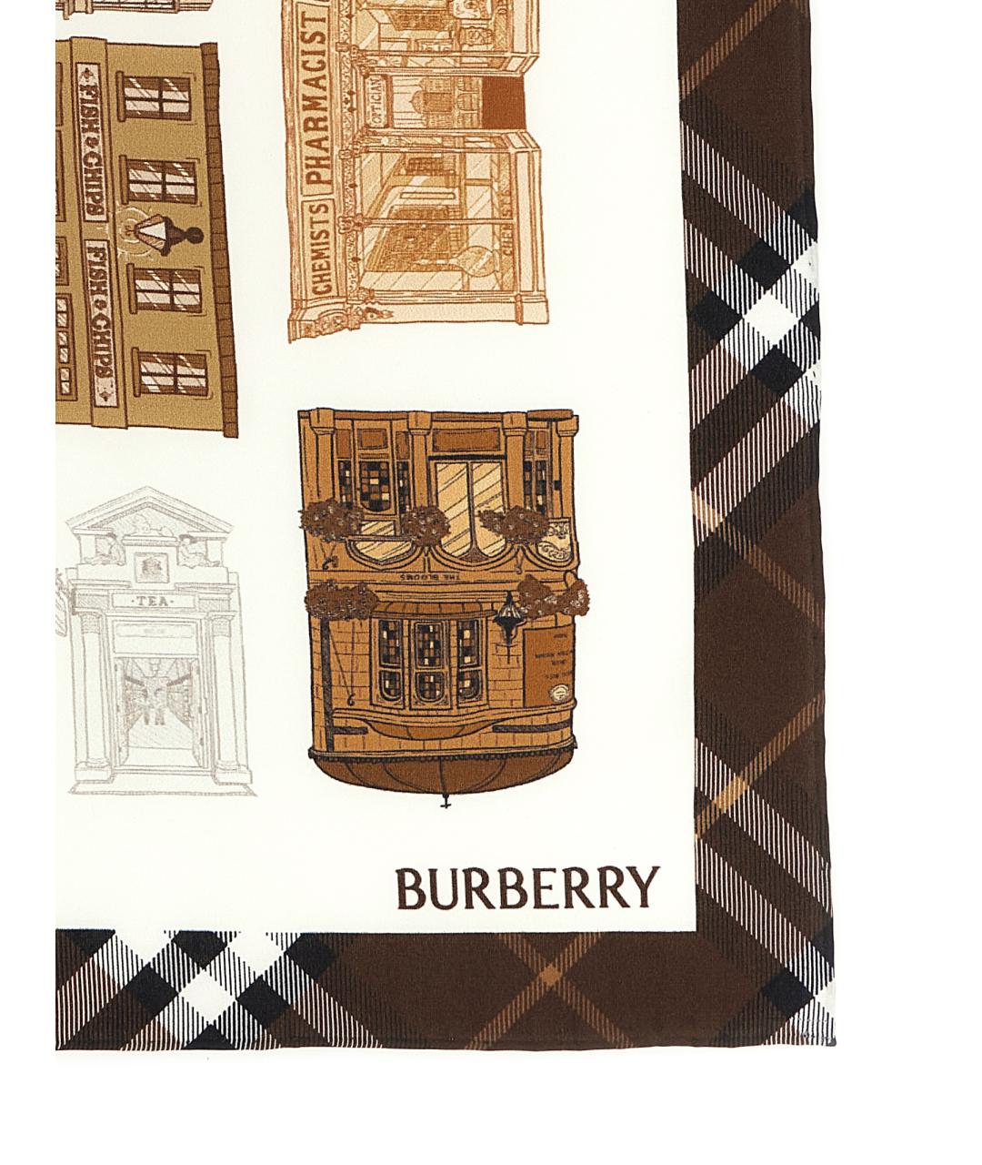 BURBERRY Мульти шелковый шарф, фото 2
