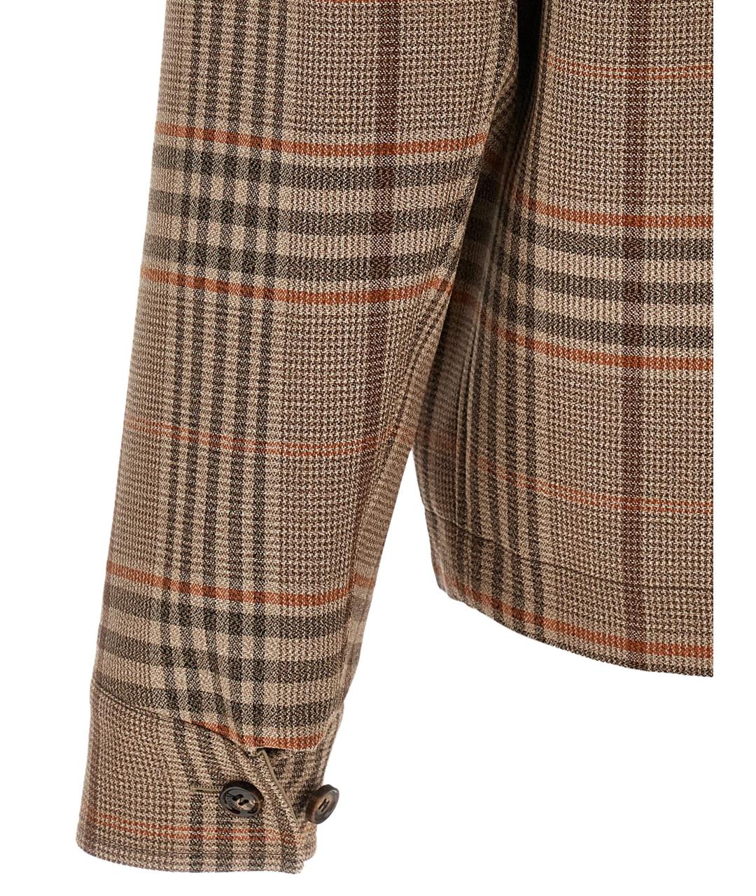 BURBERRY Бежевая шерстяная куртка, фото 5