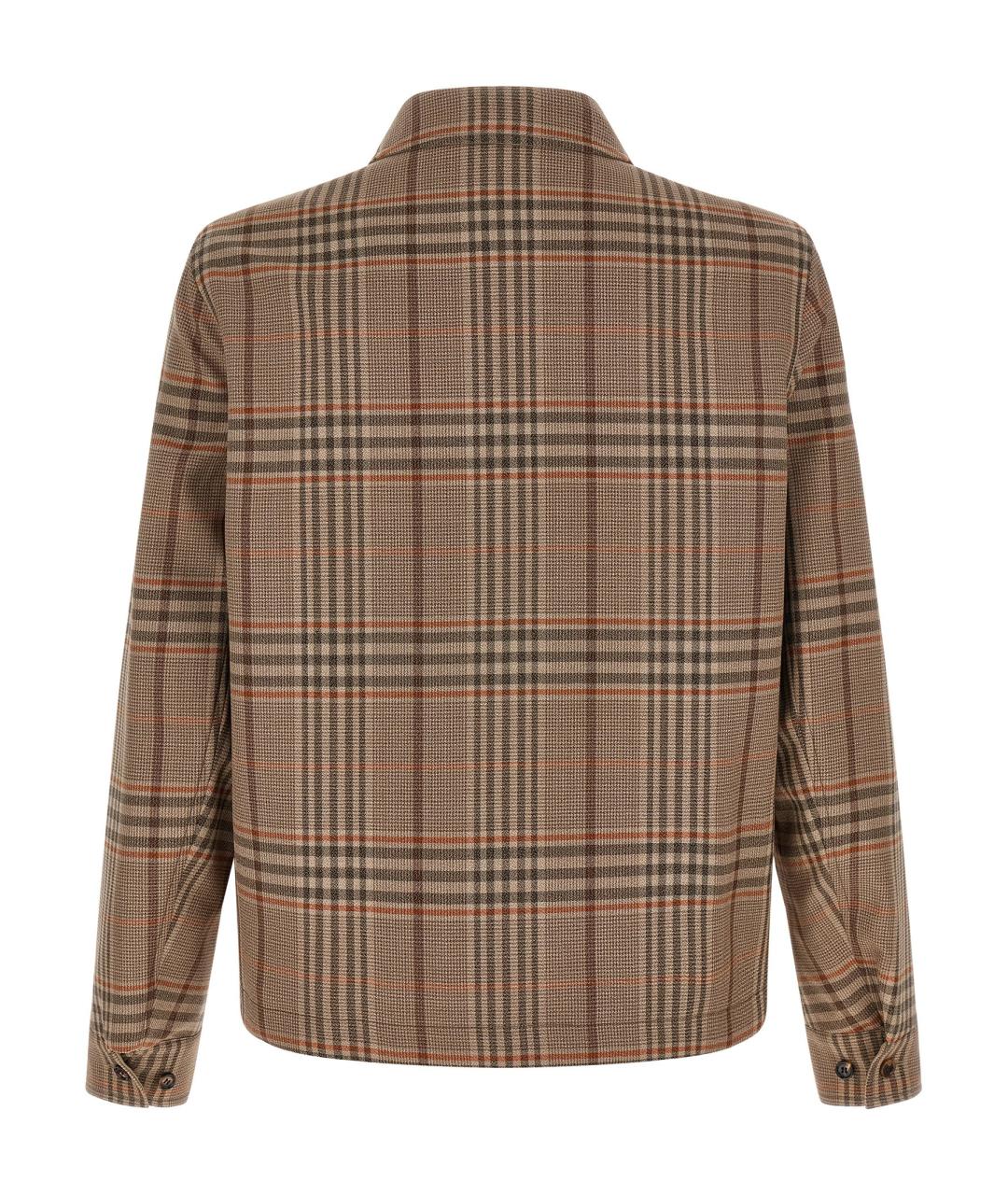 BURBERRY Бежевая шерстяная куртка, фото 2
