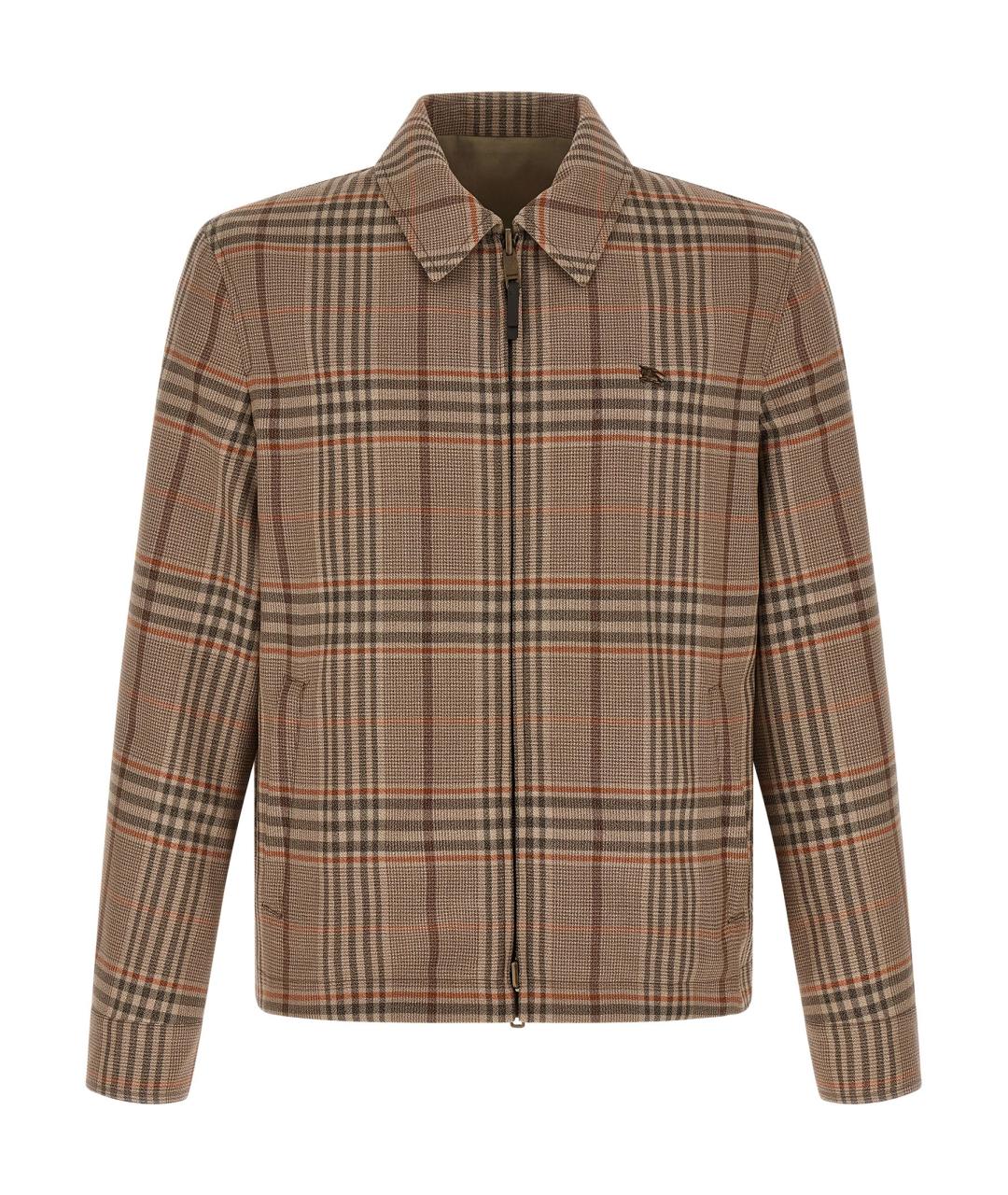 BURBERRY Бежевая шерстяная куртка, фото 1