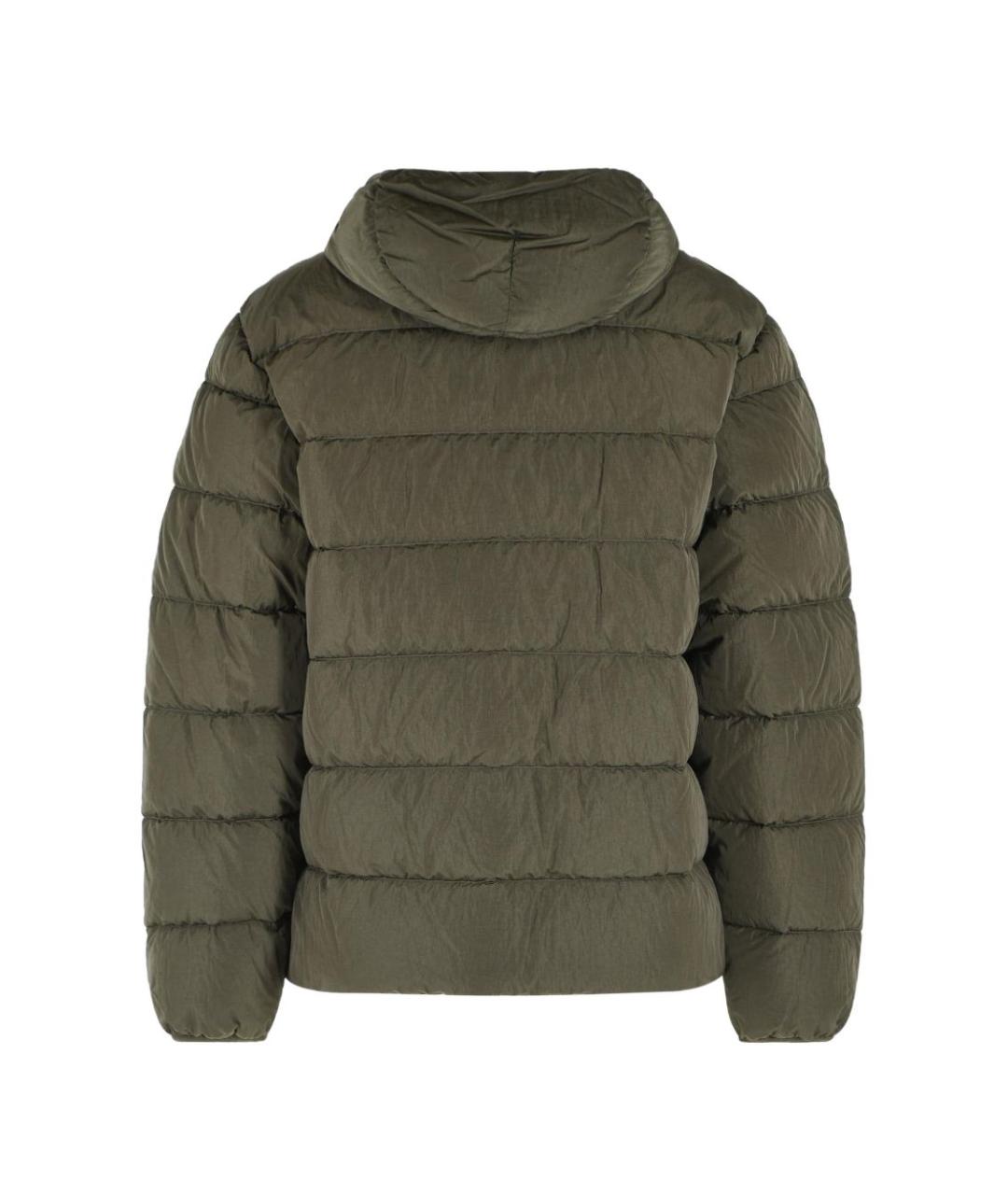CP COMPANY Зеленый полиэстеровый пуховик, фото 2