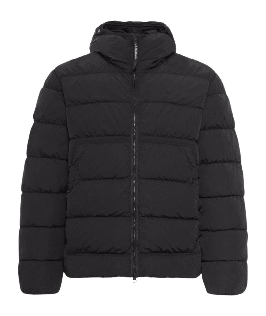 CP COMPANY Черный полиэстеровый пуховик, фото 1