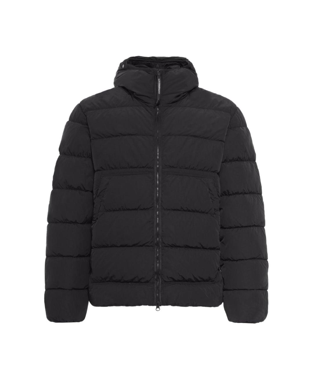 CP COMPANY Черный полиэстеровый пуховик, фото 3