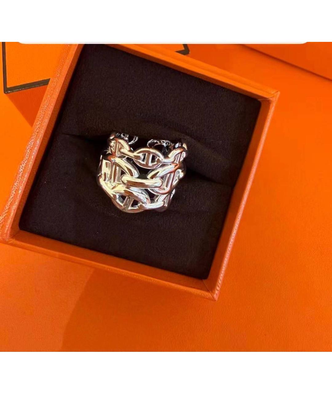 HERMES Серебряное серебряное кольцо, фото 5