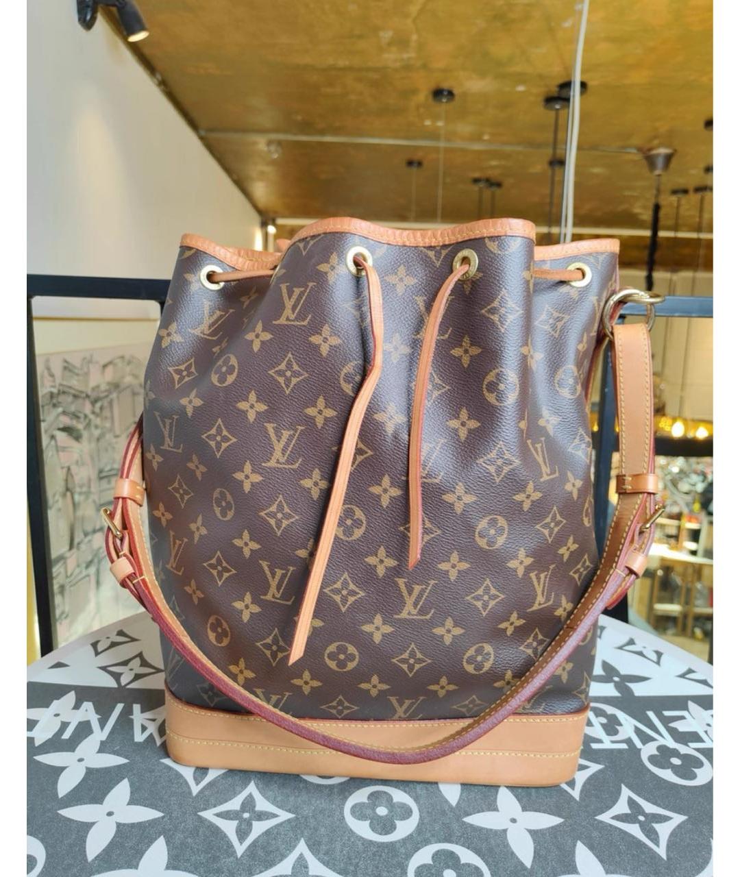 LOUIS VUITTON Коричневая сумка через плечо из канвы, фото 8