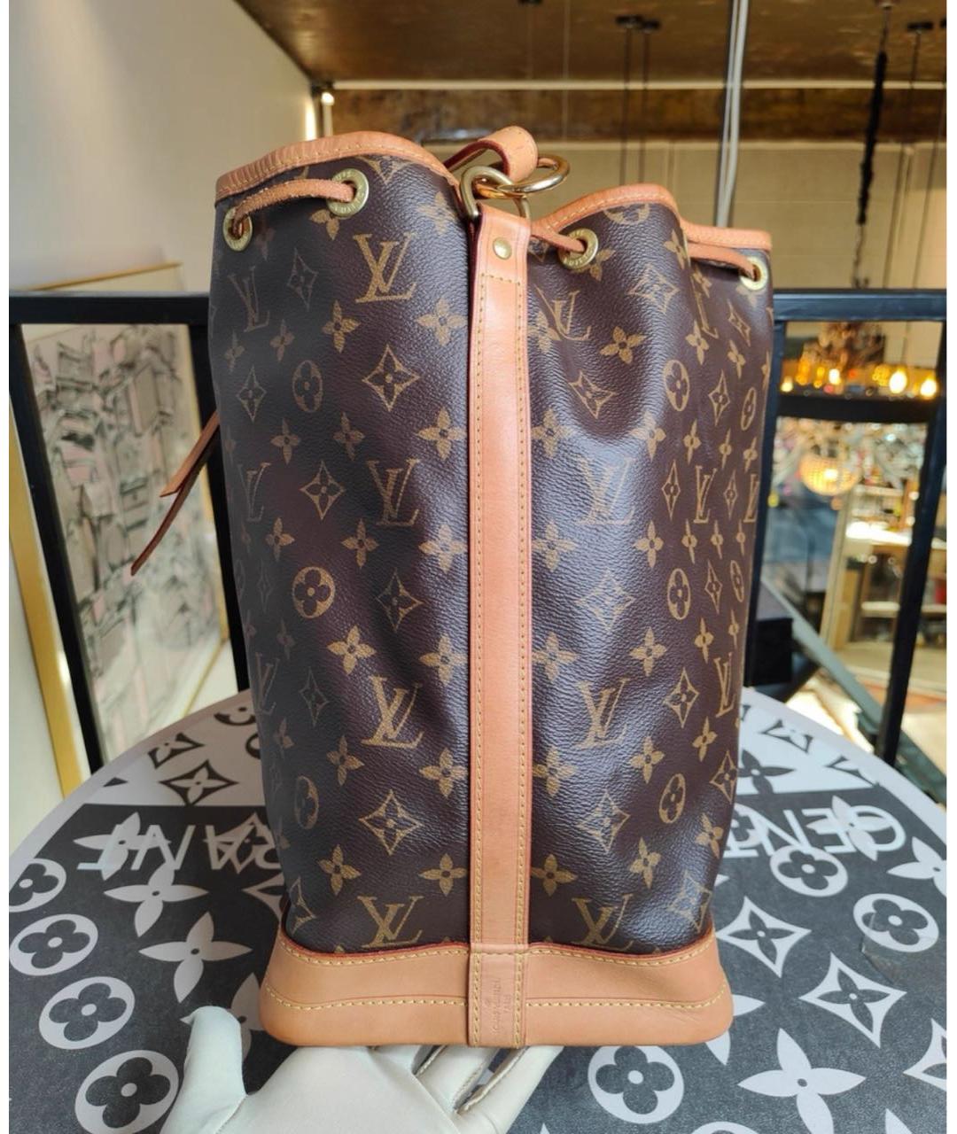 LOUIS VUITTON Коричневая сумка через плечо из канвы, фото 5