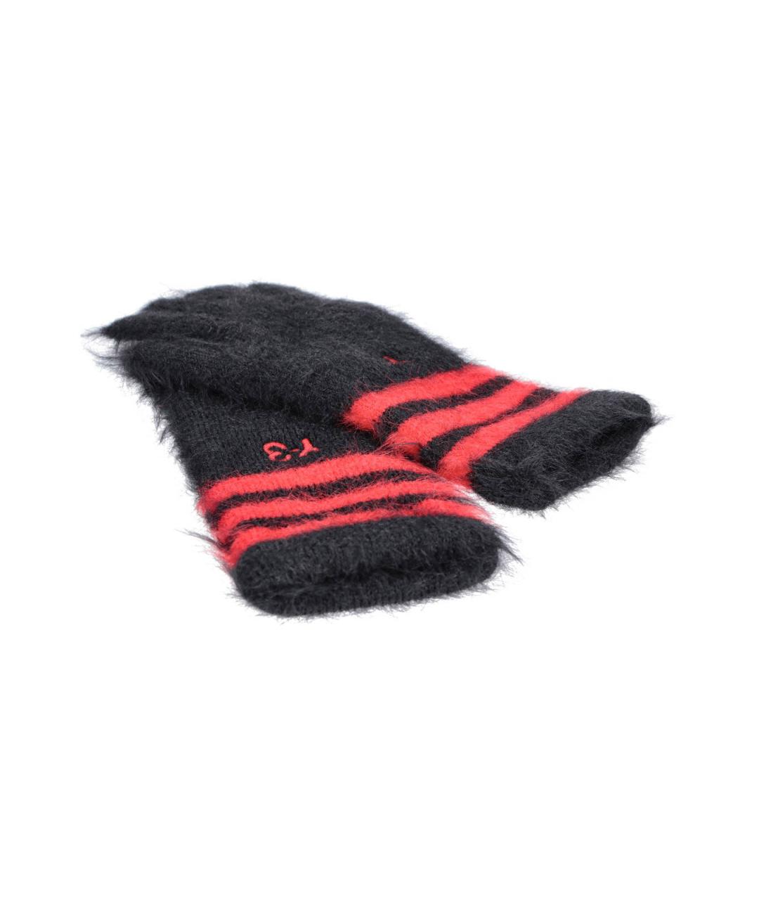 Y-3 Черные перчатки, фото 3