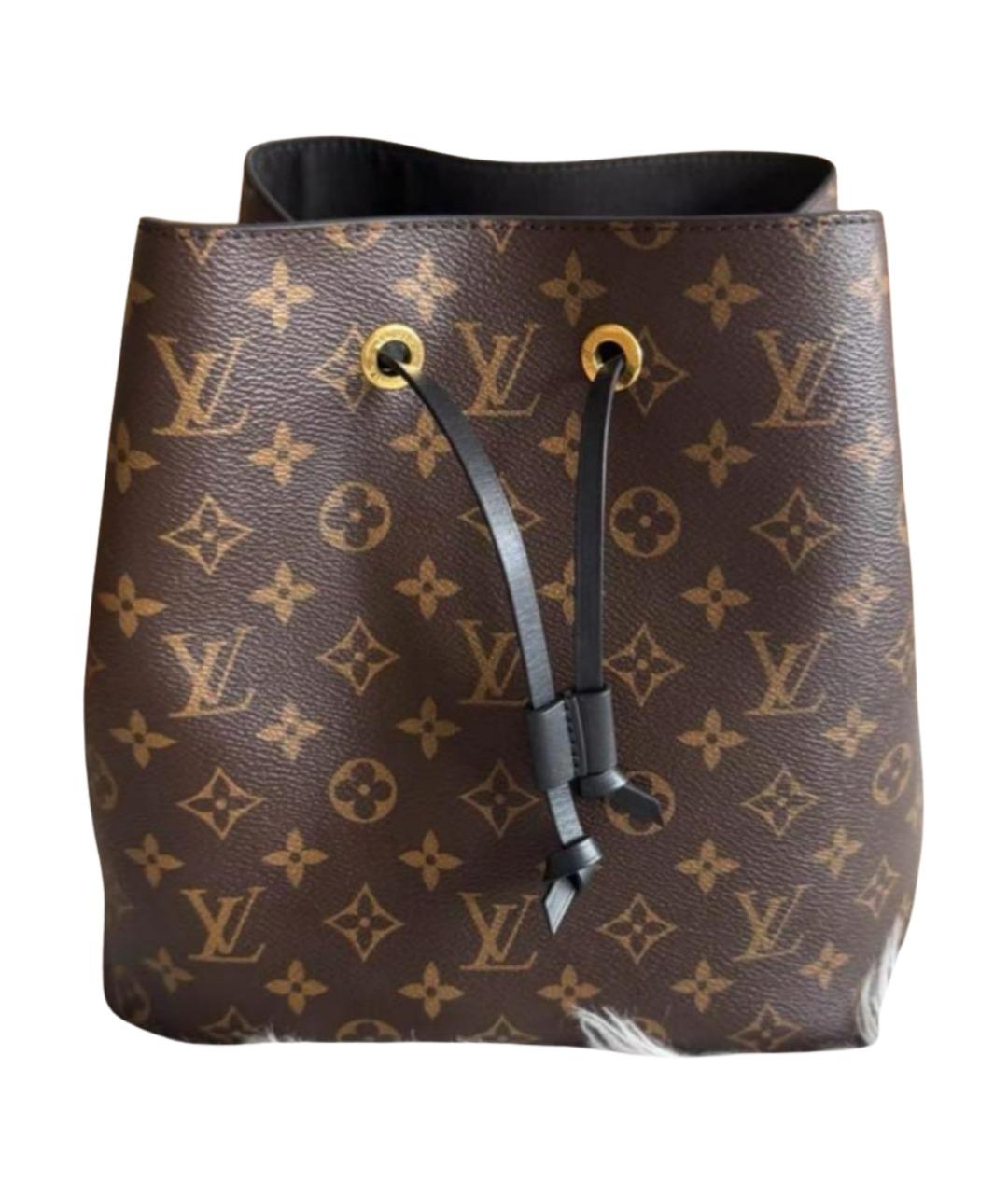 LOUIS VUITTON Коричневая сумка через плечо из канвы, фото 1