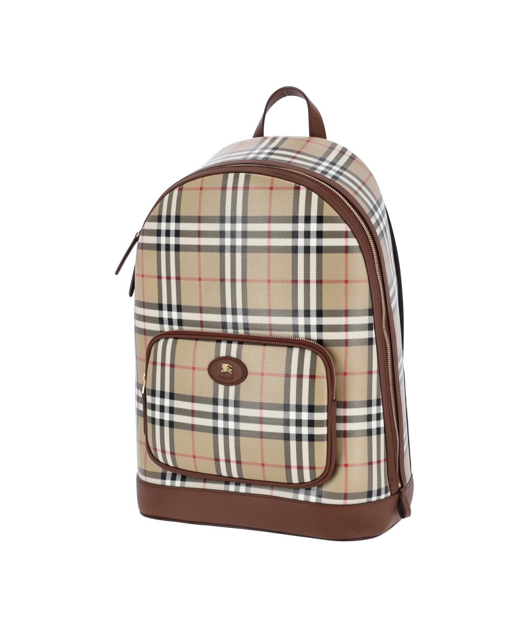 BURBERRY Бежевый хлопковый рюкзак, фото 2
