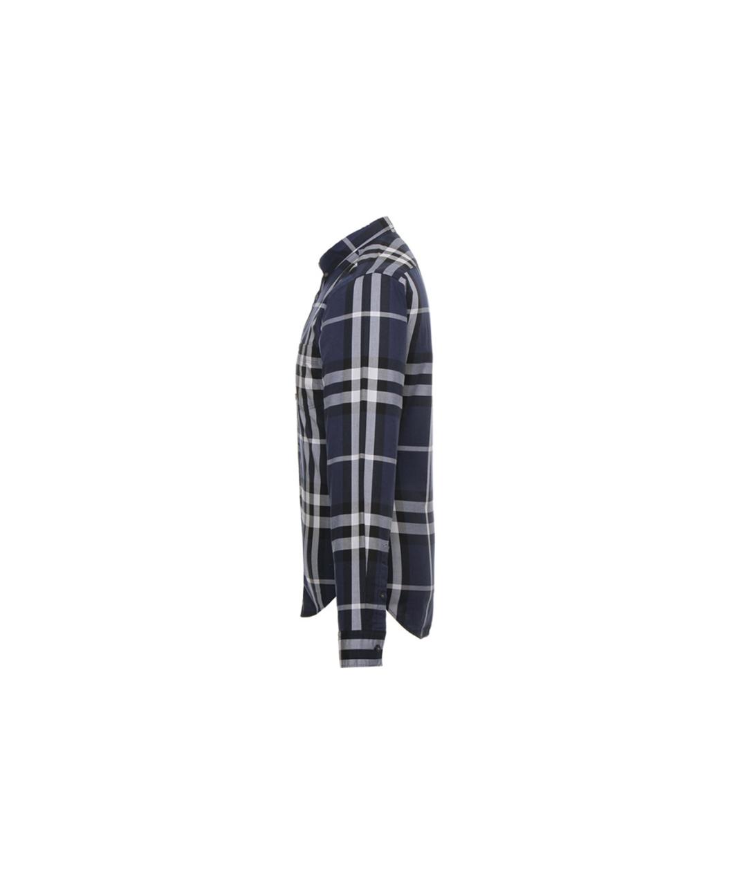 BURBERRY Темно-синяя классическая рубашка, фото 3
