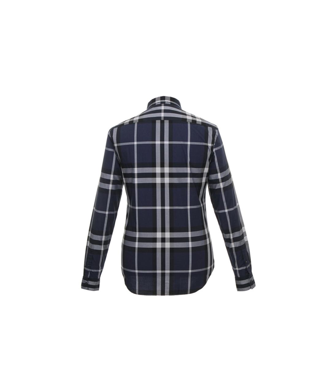 BURBERRY Темно-синяя классическая рубашка, фото 2