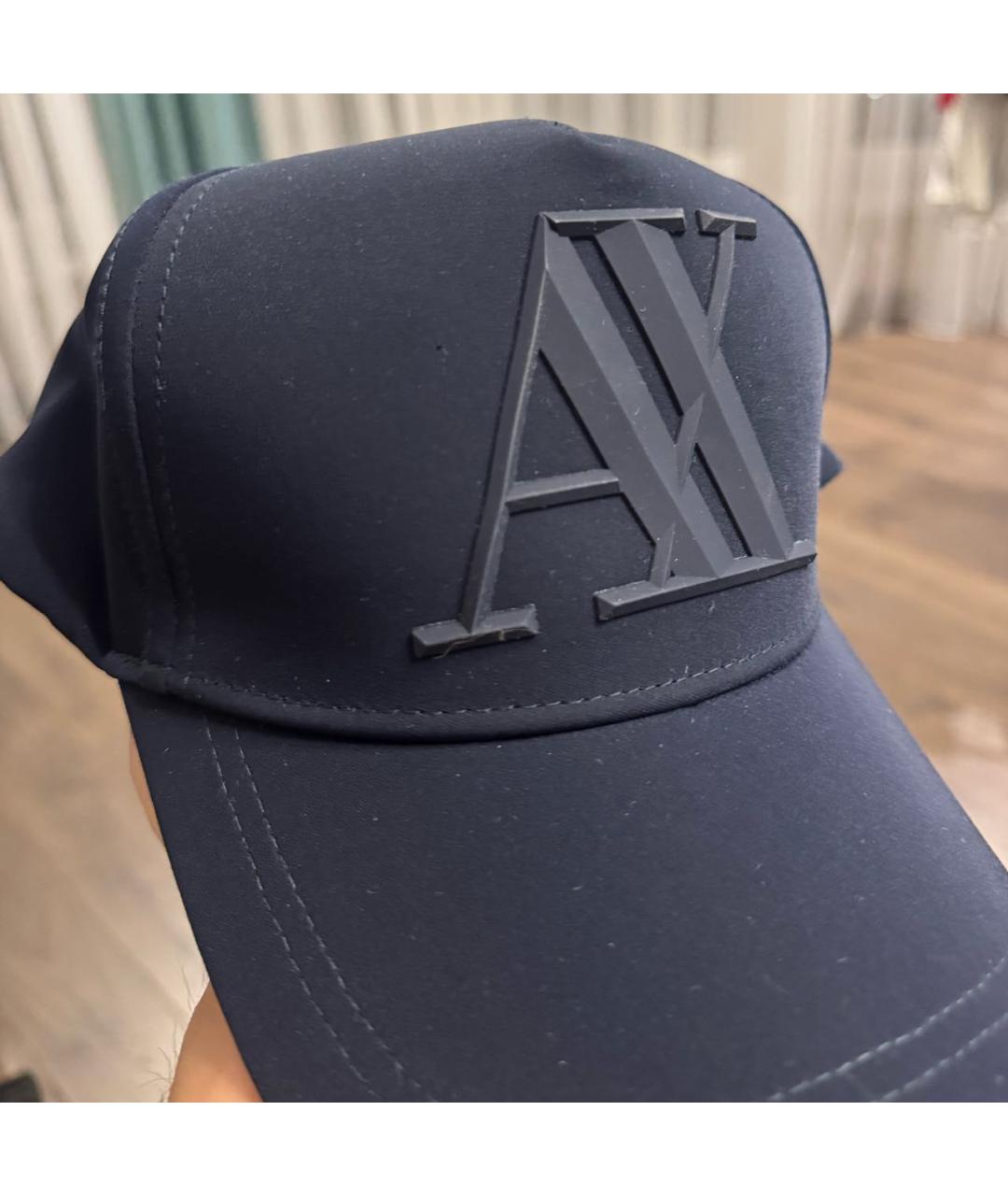 ARMANI EXCHANGE Темно-синяя кепка/бейсболка, фото 4