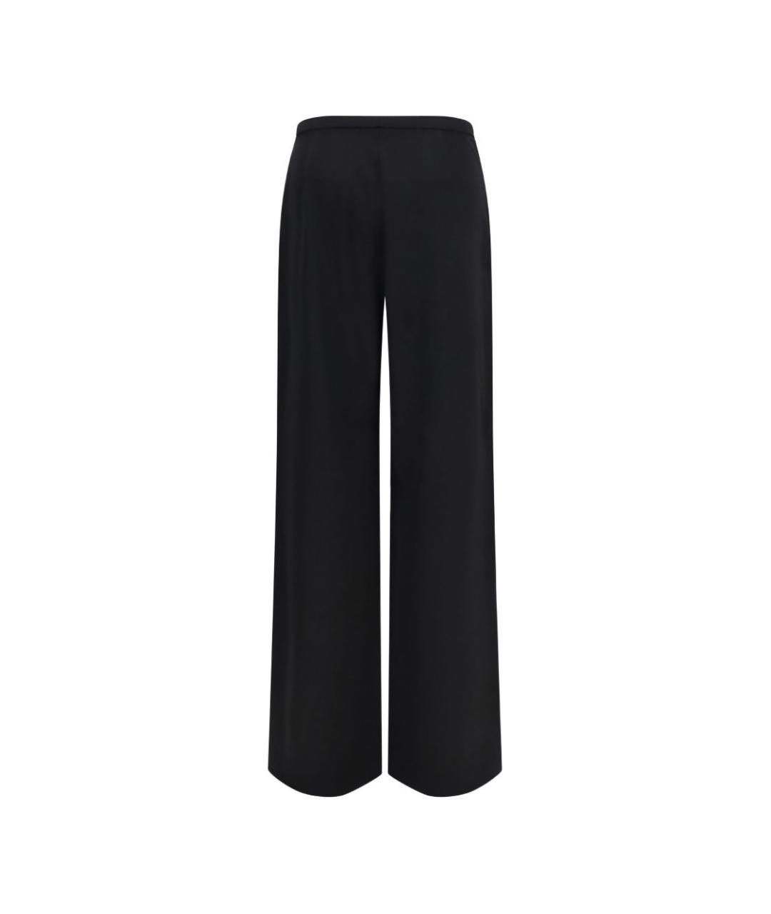 GUCCI Черные шерстяные прямые брюки, фото 3