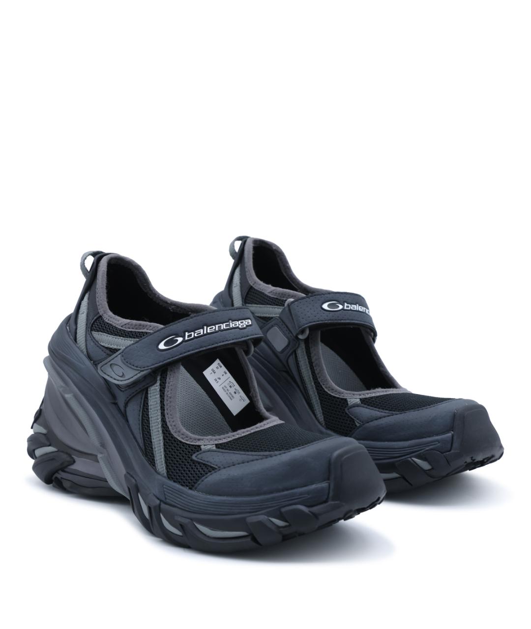 BALENCIAGA Черные синтетические кроссовки, фото 2