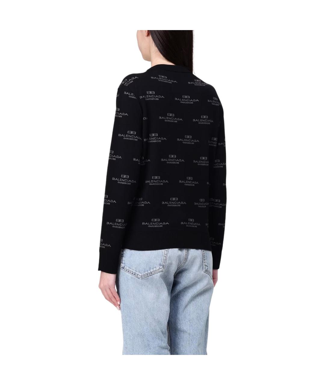 BALENCIAGA Черный джемпер / свитер, фото 4