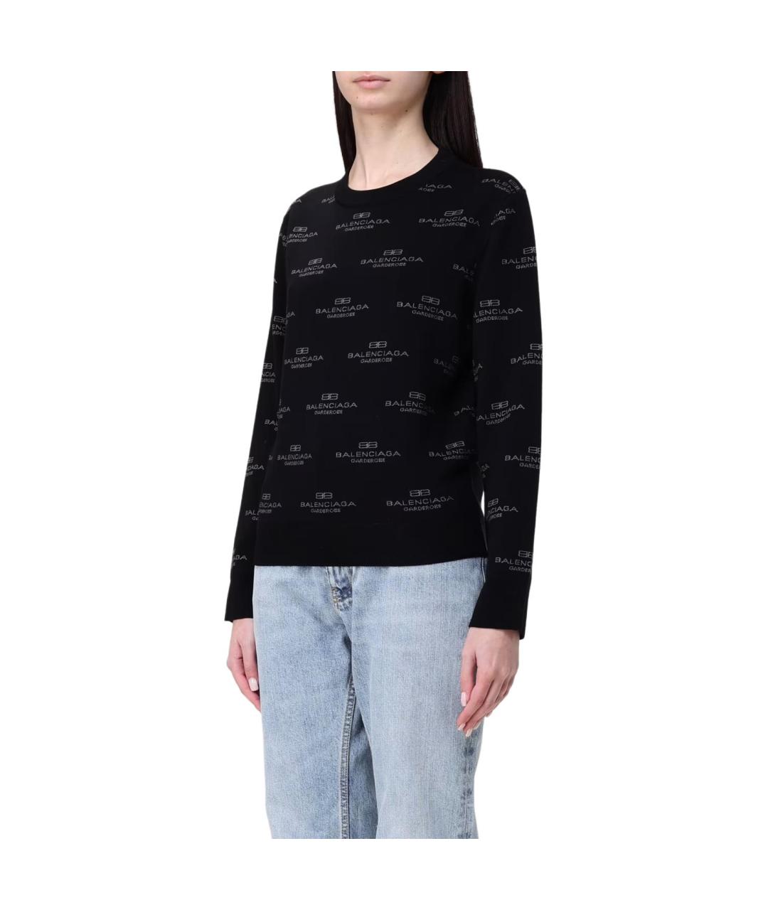 BALENCIAGA Черный джемпер / свитер, фото 5