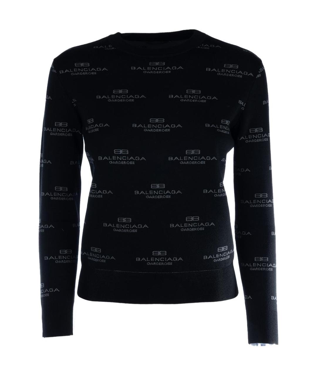 BALENCIAGA Черный джемпер / свитер, фото 1