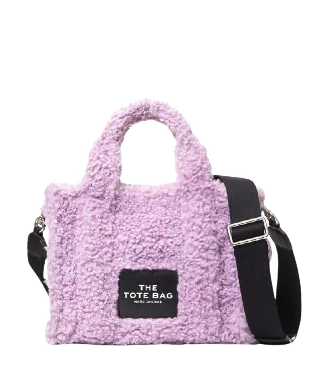 MARC JACOBS Фиолетовая тканевая сумка тоут, фото 1