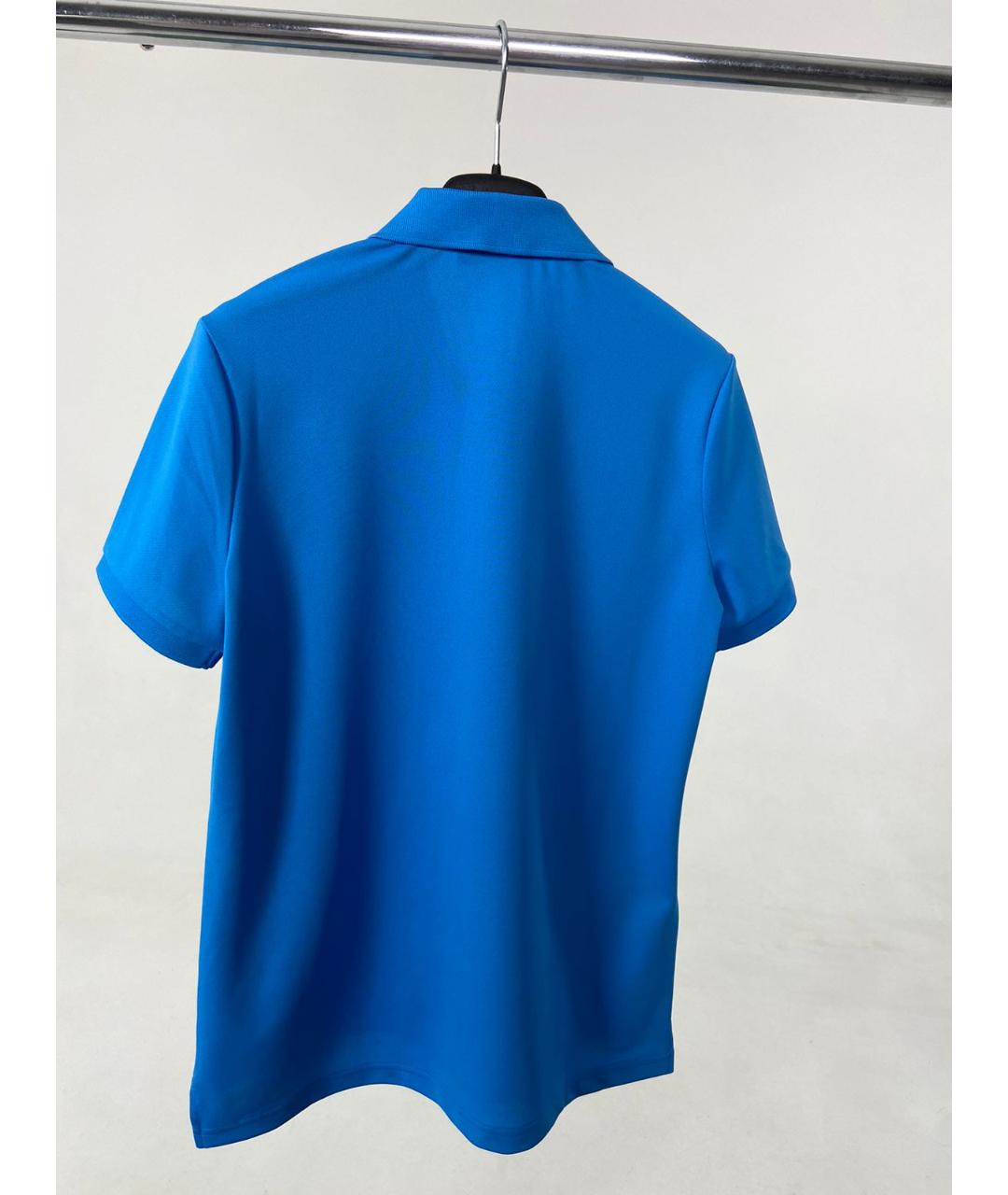 PRADA Синяя полиэстеровая футболка, фото 2