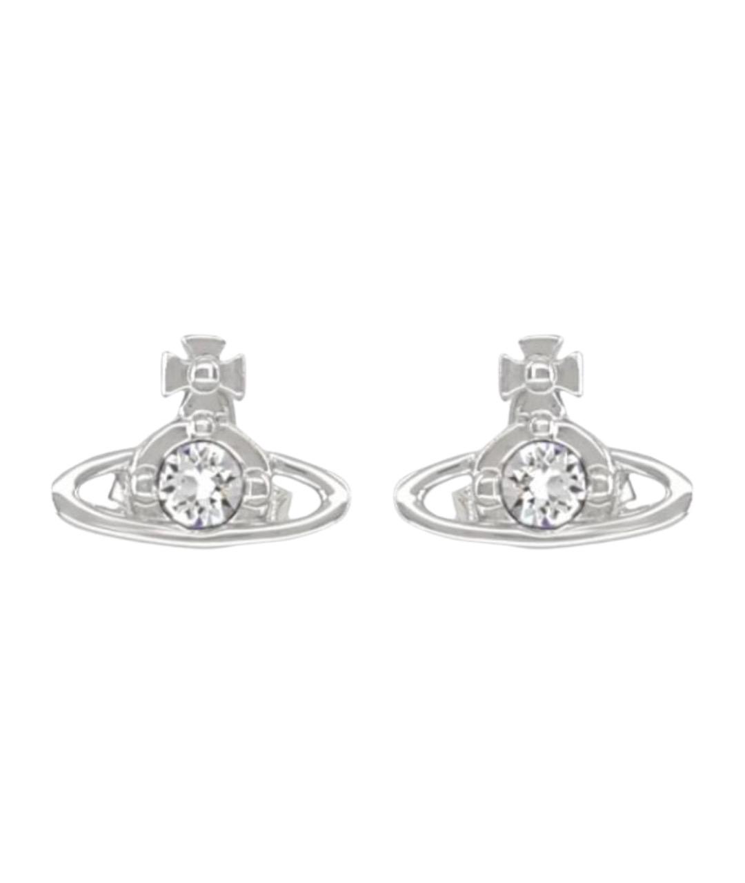 VIVIENNE WESTWOOD Серебряные металлические серьги, фото 1