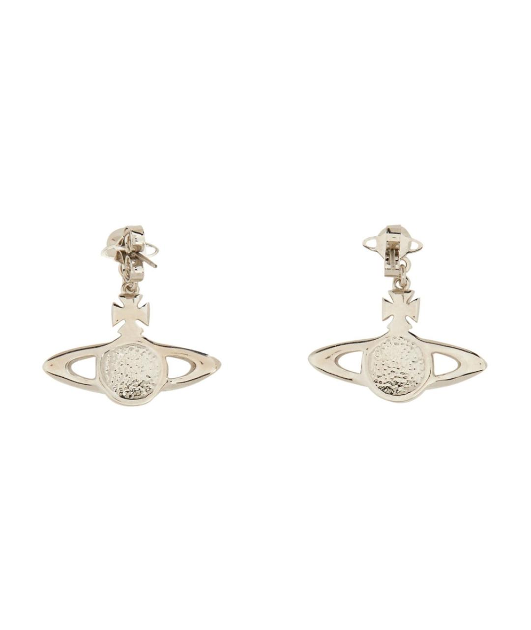 VIVIENNE WESTWOOD Серебряные металлические серьги, фото 2