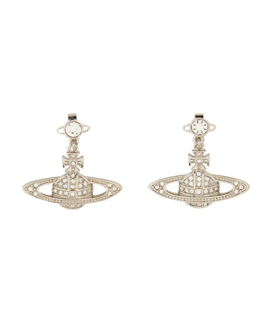 VIVIENNE WESTWOOD Серебряные металлические серьги, фото 1