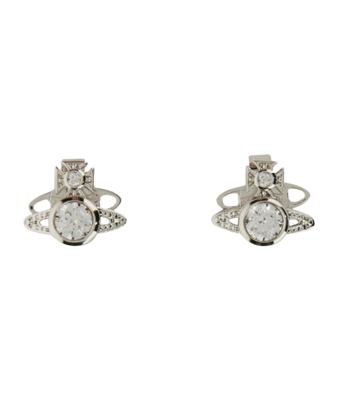 VIVIENNE WESTWOOD Серебряные латунные серьги, фото 1