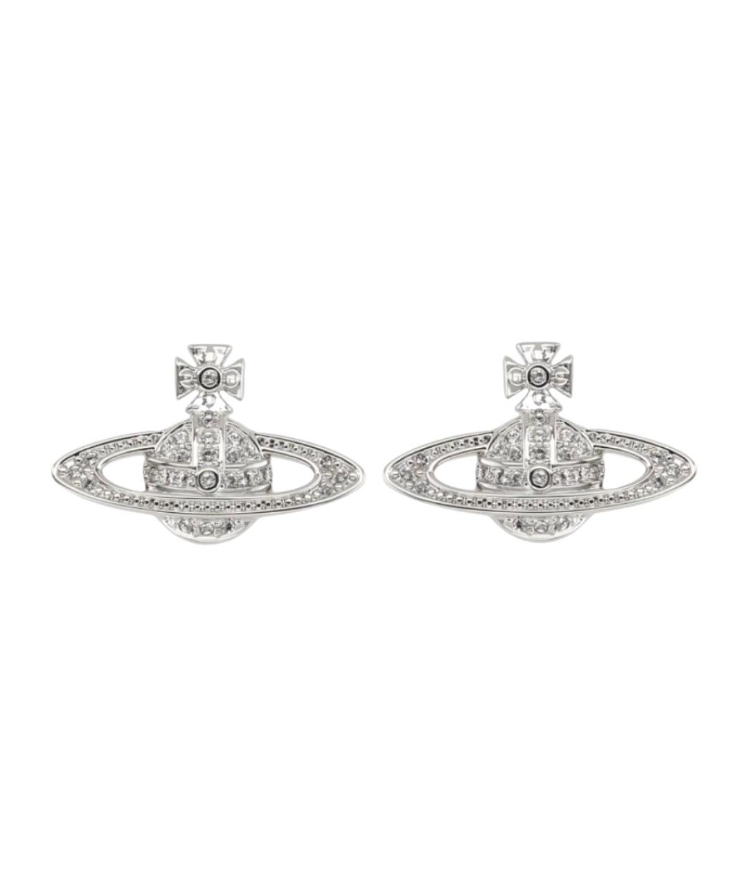 VIVIENNE WESTWOOD Серебряные металлические серьги, фото 1