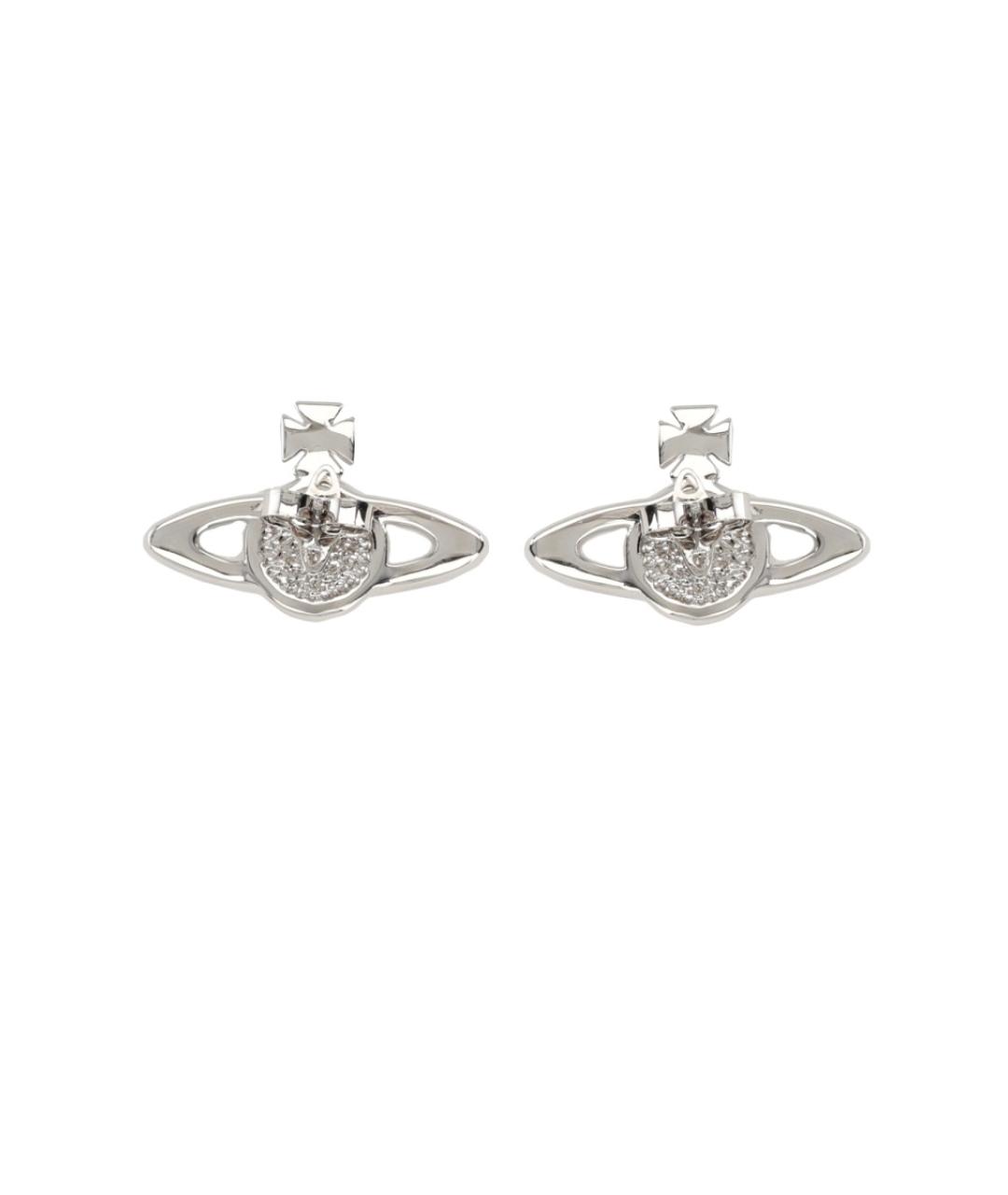 VIVIENNE WESTWOOD Серебряные металлические серьги, фото 2