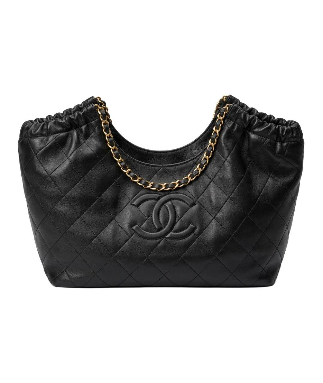 CHANEL Черная сумка через плечо, фото 4