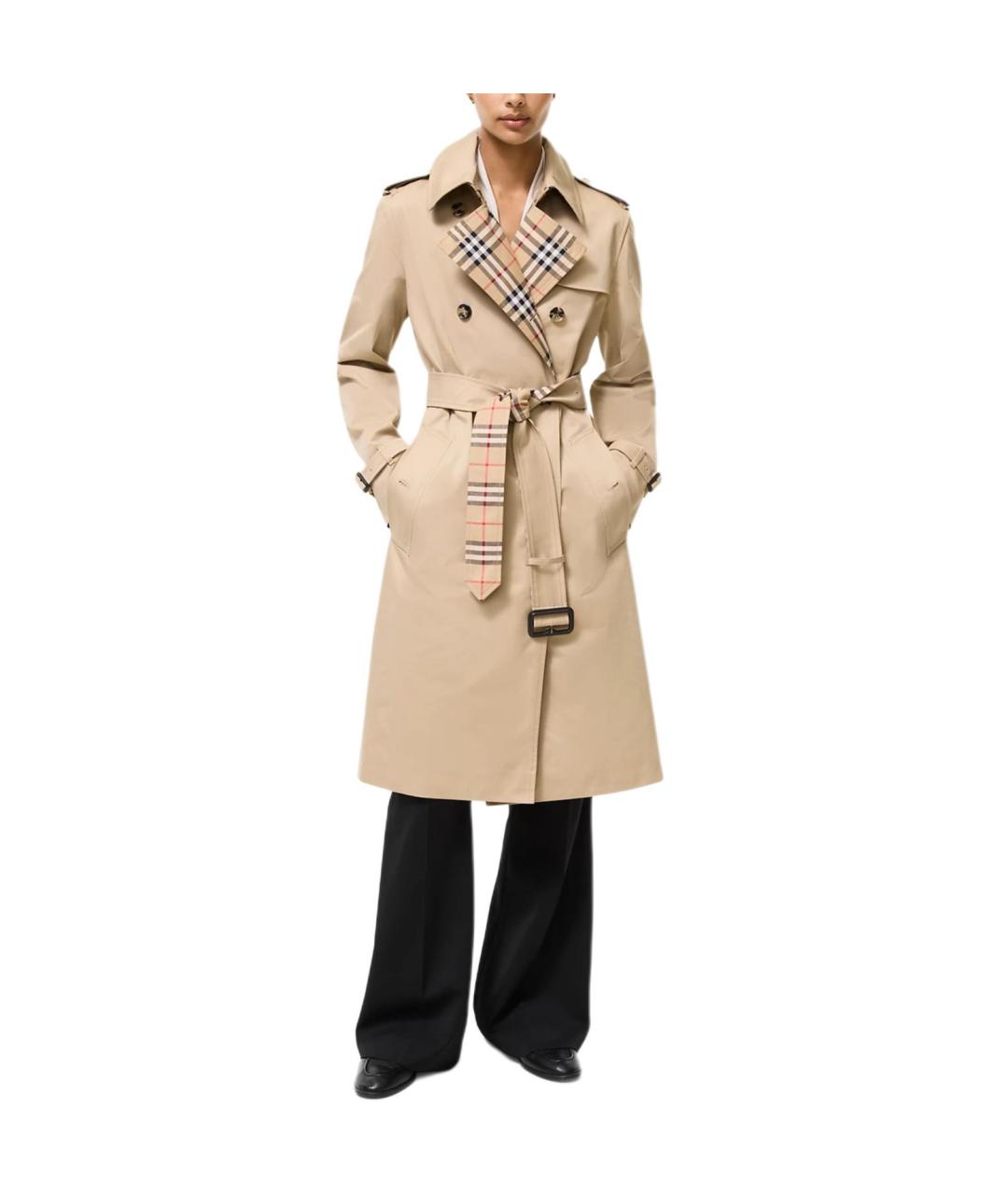 BURBERRY Бежевый тренч/плащ, фото 4