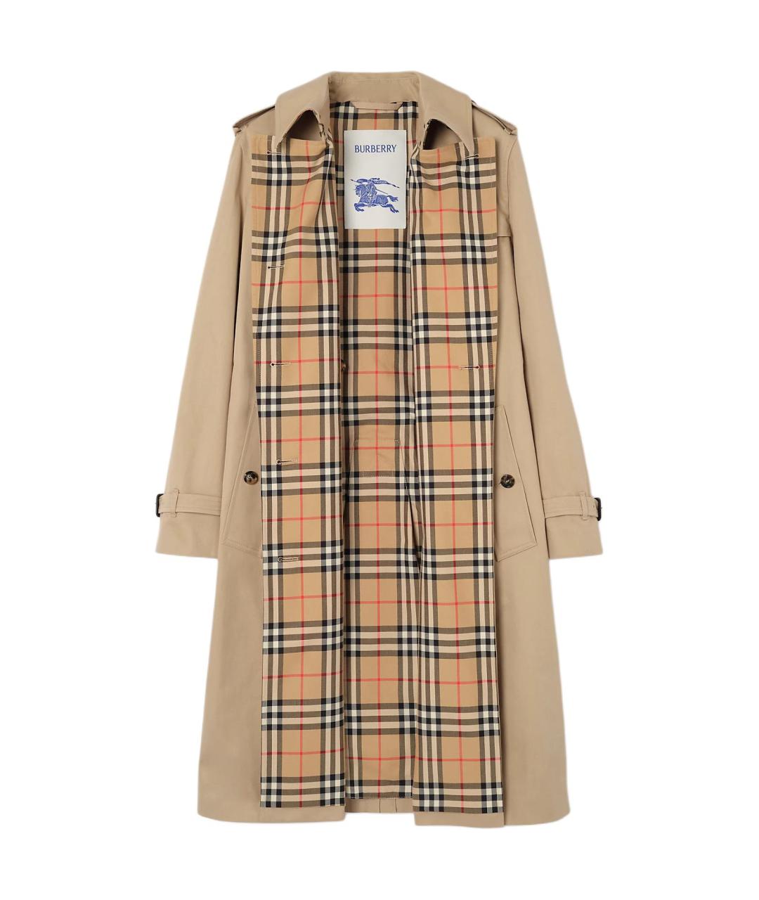 BURBERRY Бежевый тренч/плащ, фото 2