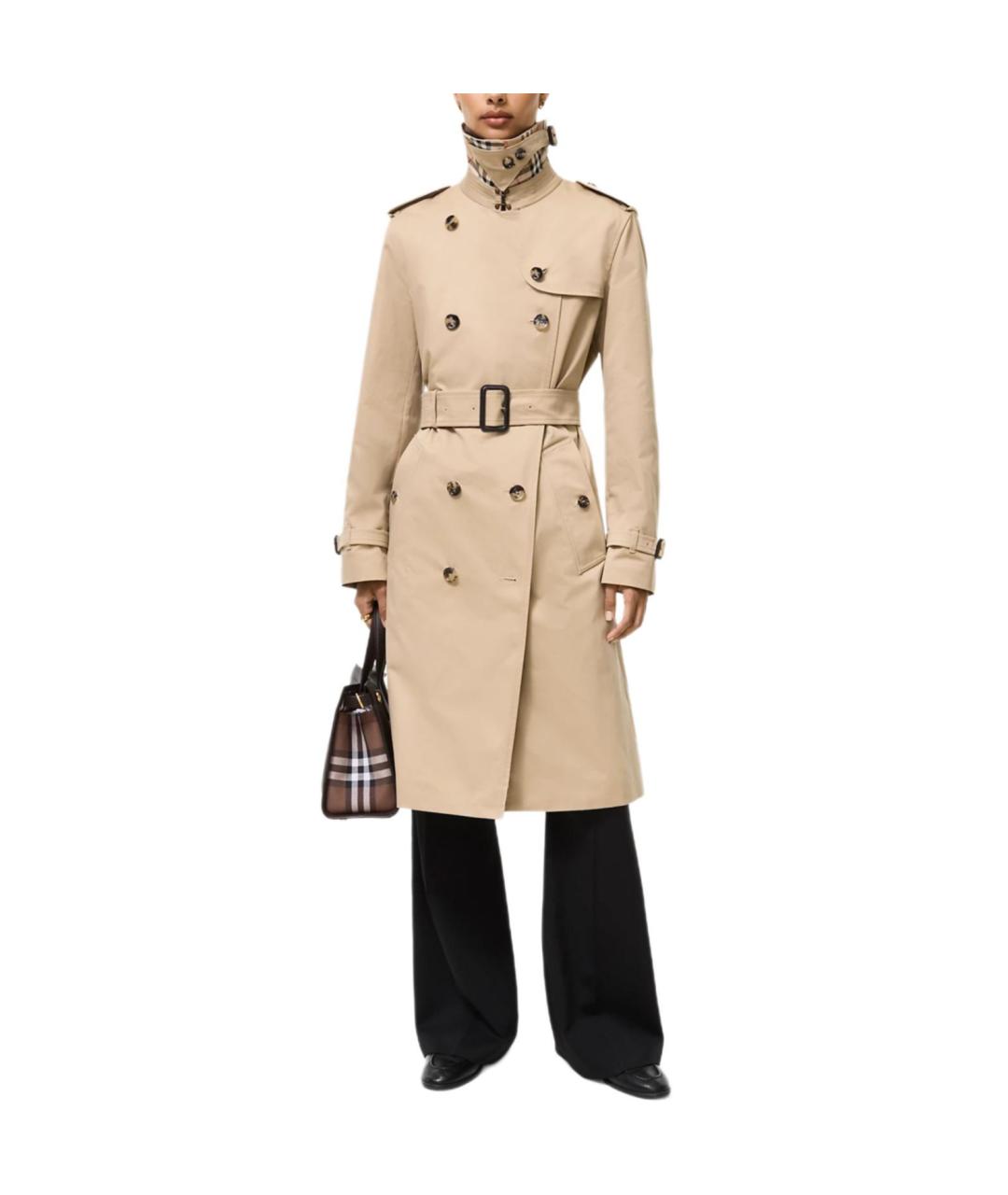 BURBERRY Бежевый тренч/плащ, фото 3