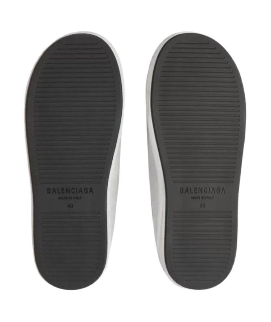 BALENCIAGA Голубые мюли, фото 3