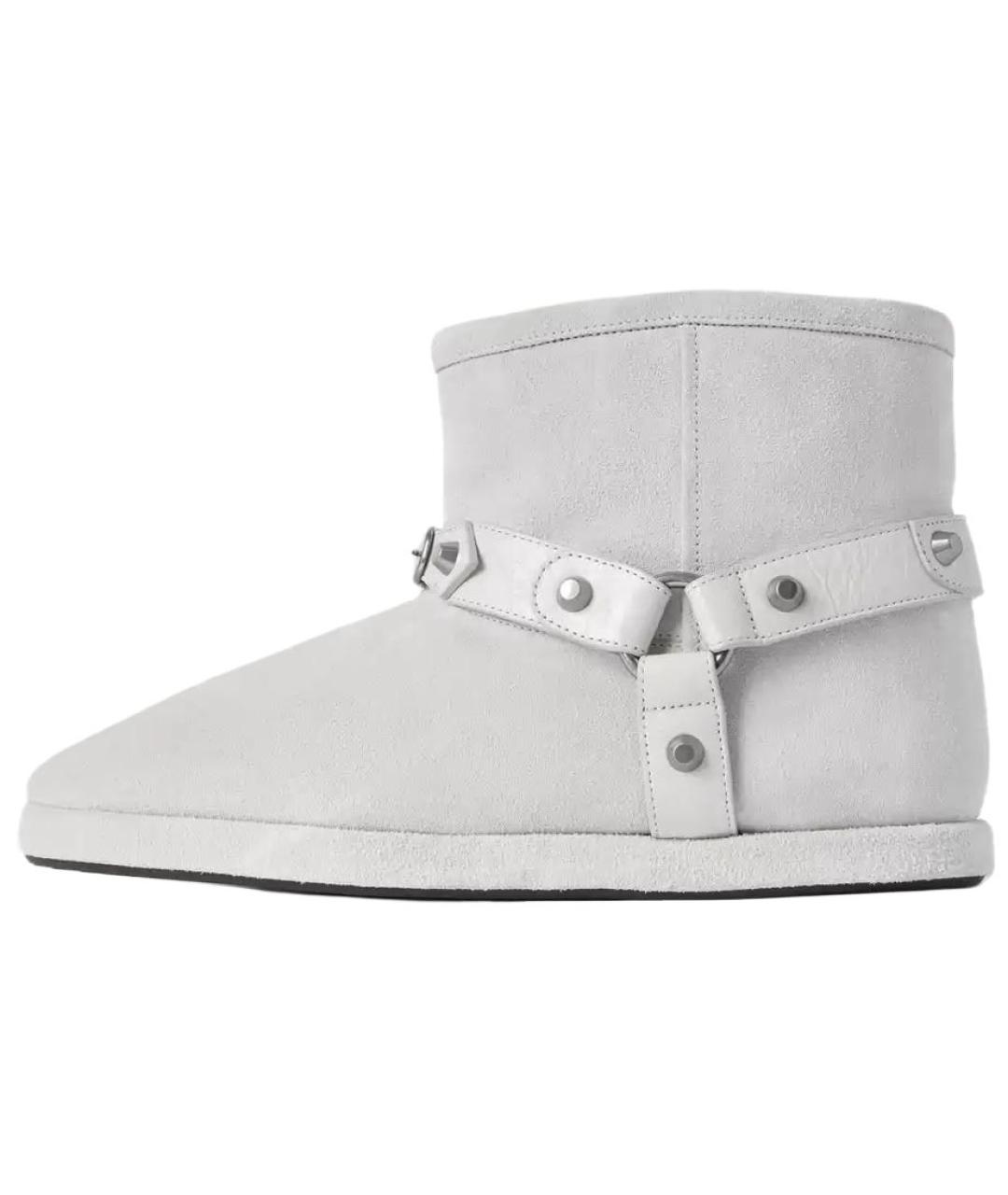 BALENCIAGA Голубые ботинки, фото 2