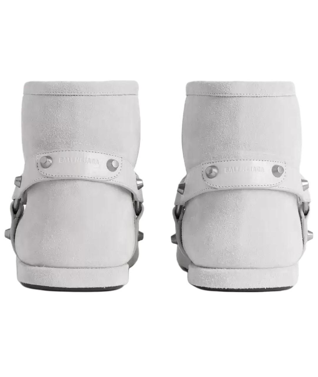 BALENCIAGA Голубые ботинки, фото 4