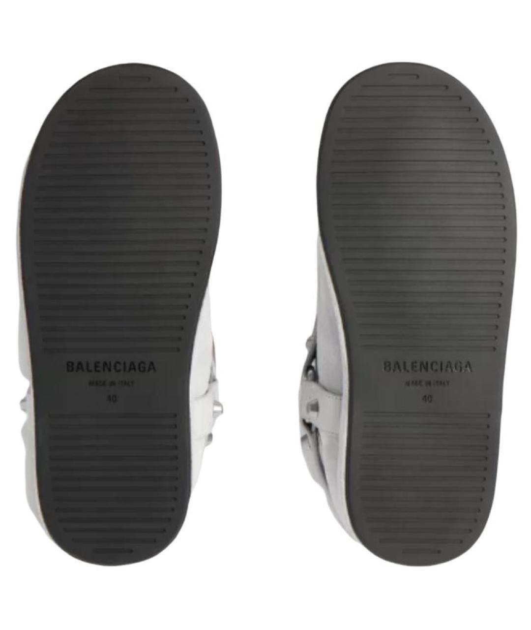 BALENCIAGA Голубые ботинки, фото 5