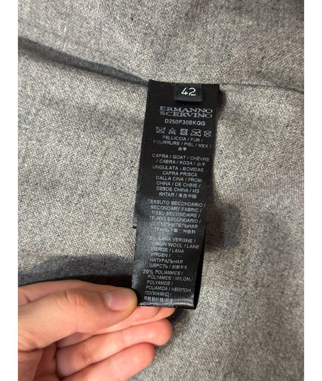 ERMANNO SCERVINO Меховая шуба, фото 6
