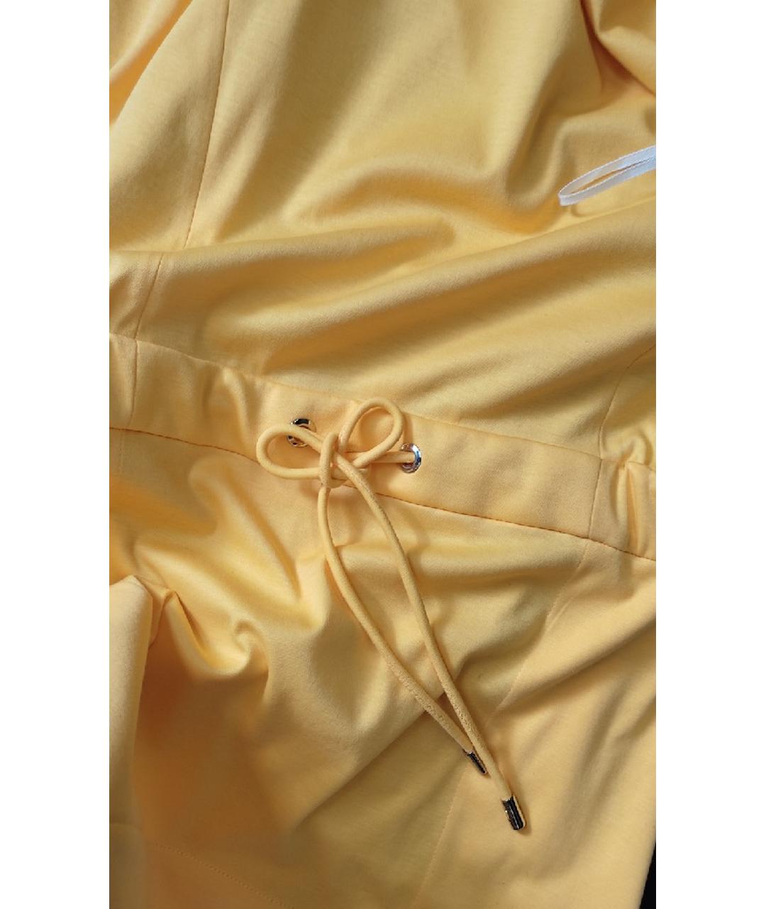 HERMES PRE-OWNED Желтое хлопковое платье, фото 5
