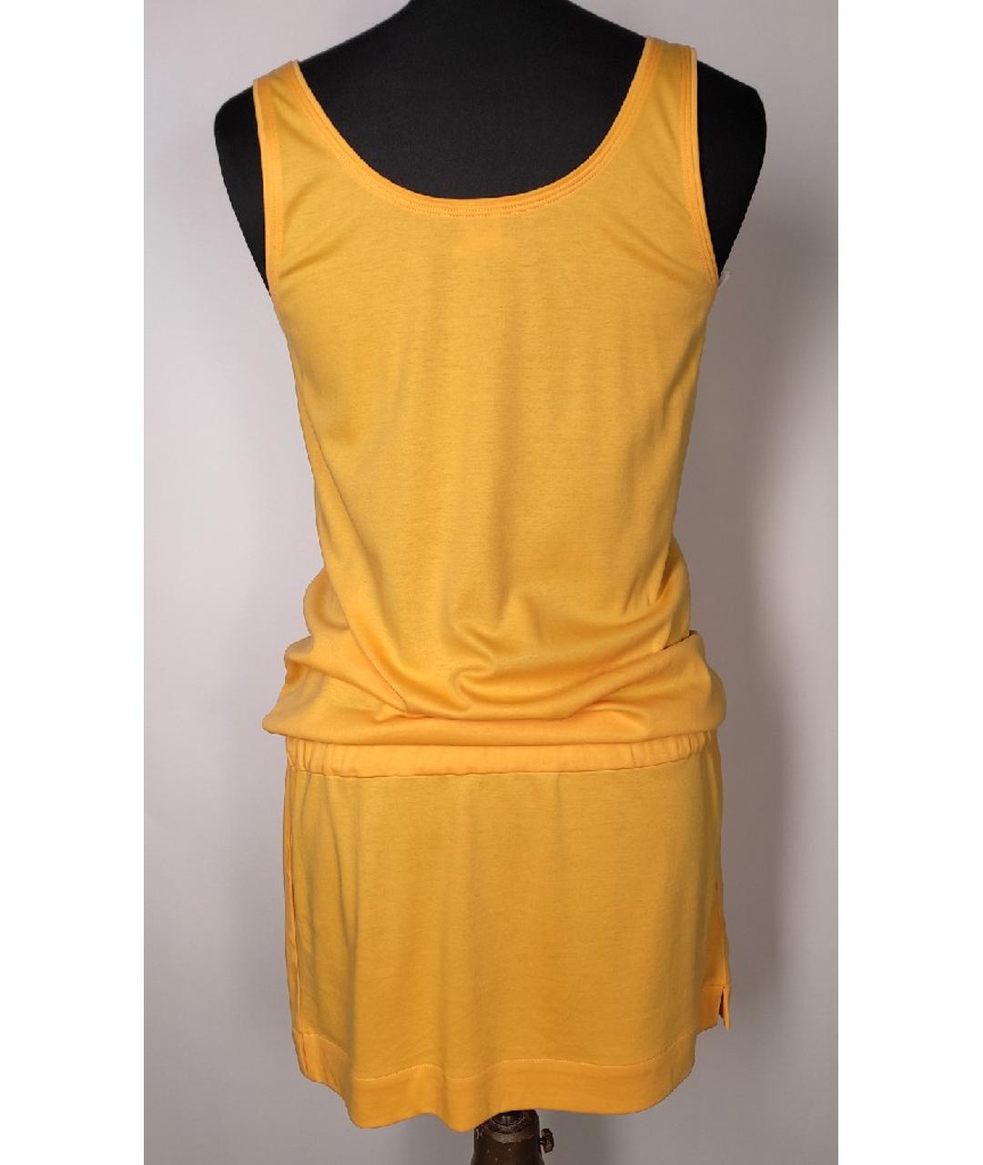 HERMES PRE-OWNED Желтое хлопковое платье, фото 3