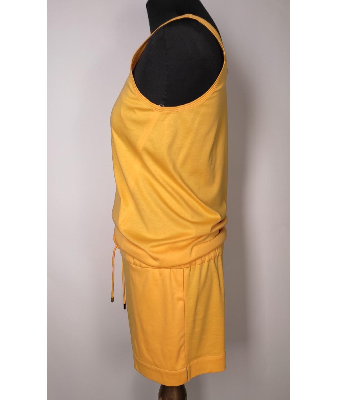 HERMES PRE-OWNED Желтое хлопковое платье, фото 2